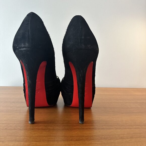 Christian Louboutin Greissimo Pump Black Suede - Picture 5 of 9
